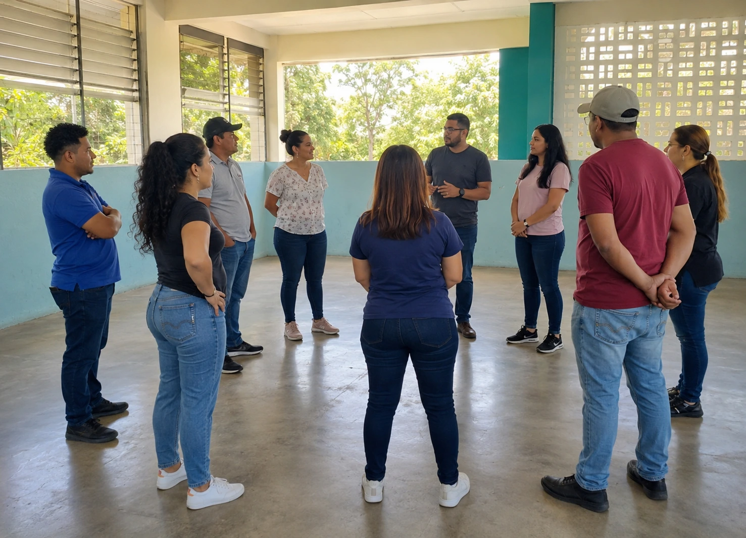 Taller vivencial con Susana Pérez Rangel en círculo de trabajo